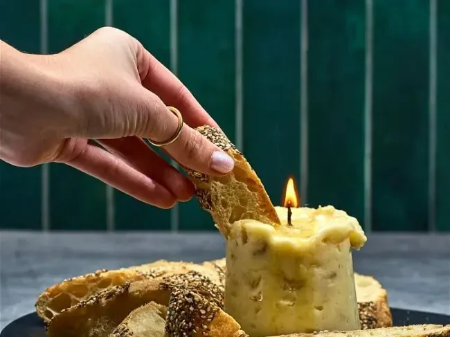 Vela comestible gourmet